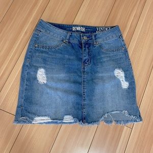 Rewash Vintage Reunion denim skirt